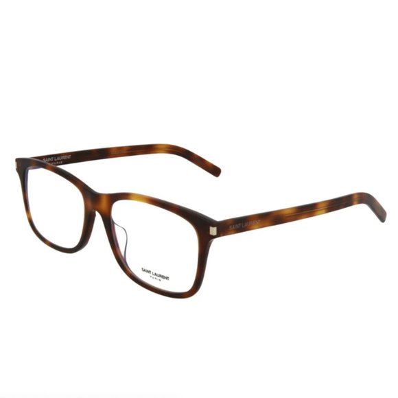 Saint Laurent Havana Brown Square Eyeglasses! - Picture 1 of 4